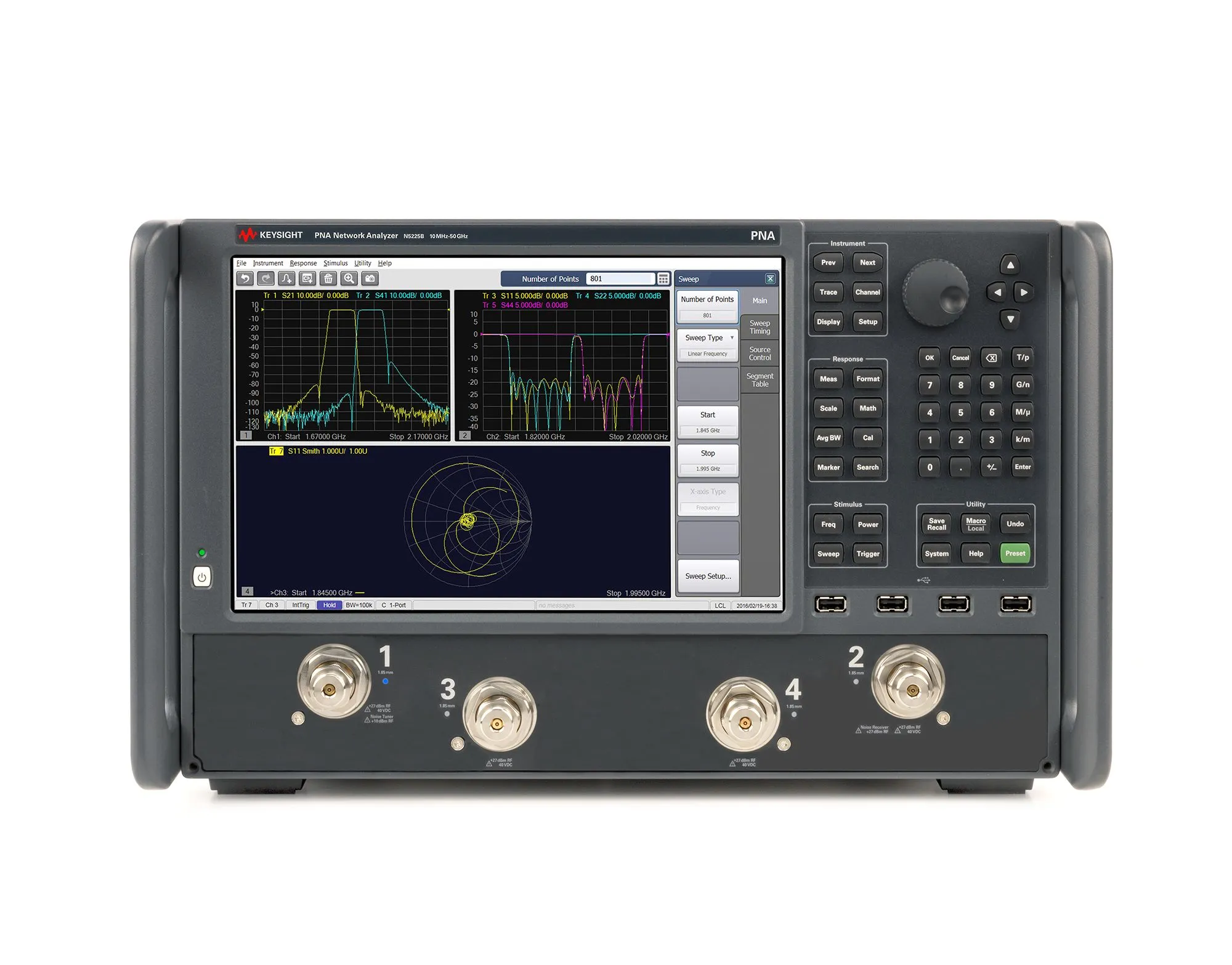 Analyseur de réseau micro-ondes PNA Keysight N5225B