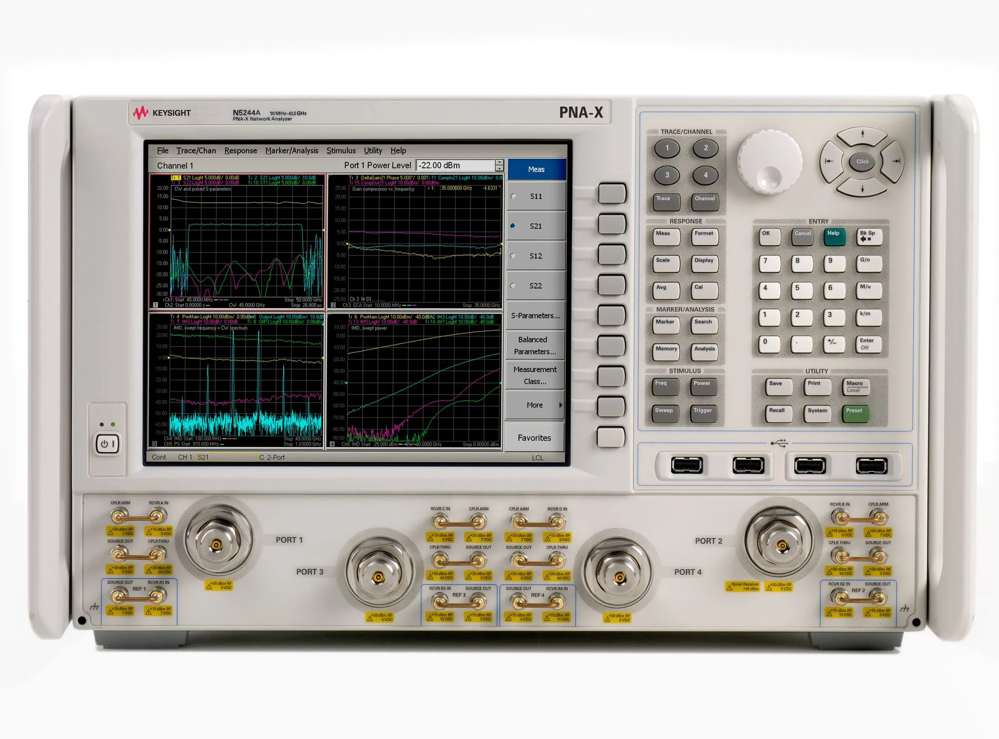 Analyseur de réseau vectoriel Keysight N5244AS