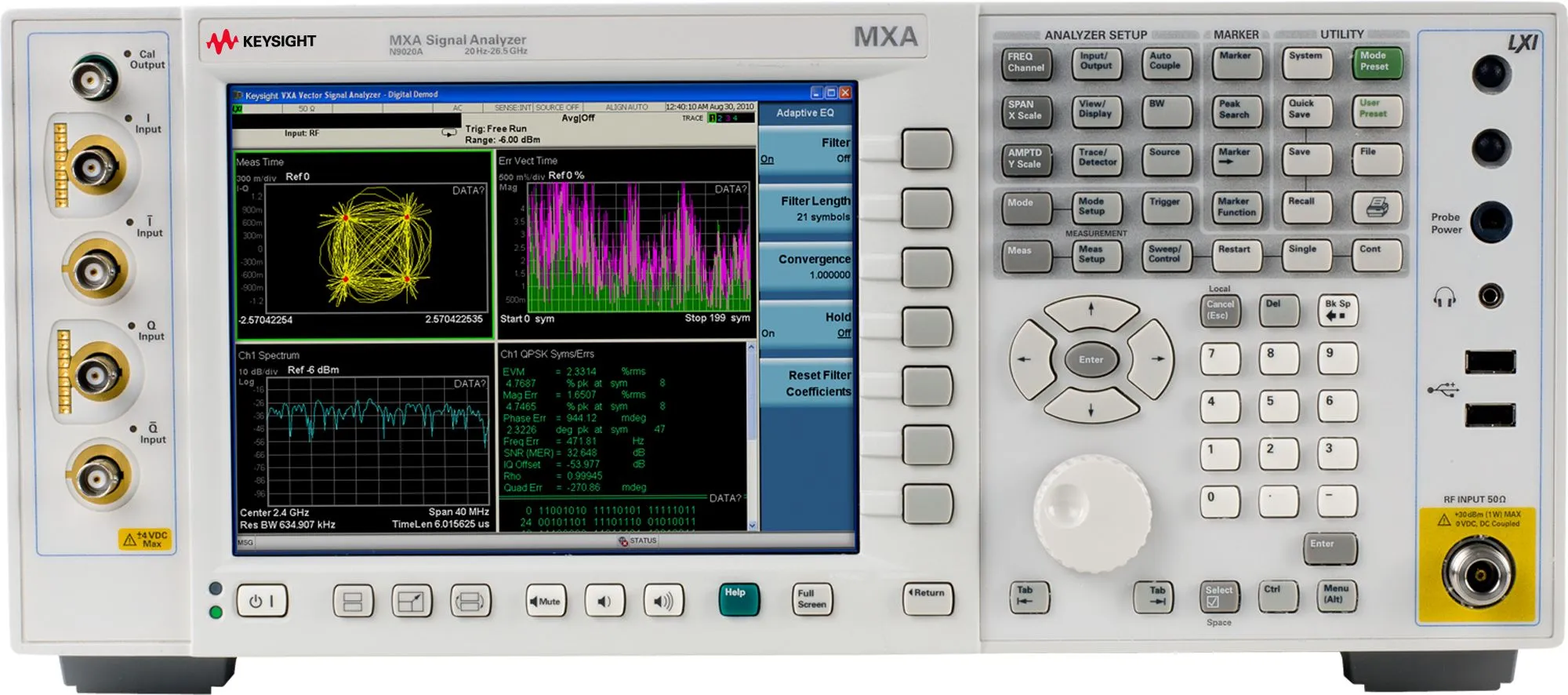 Analyseur de signaux Keysight N9020A MXA