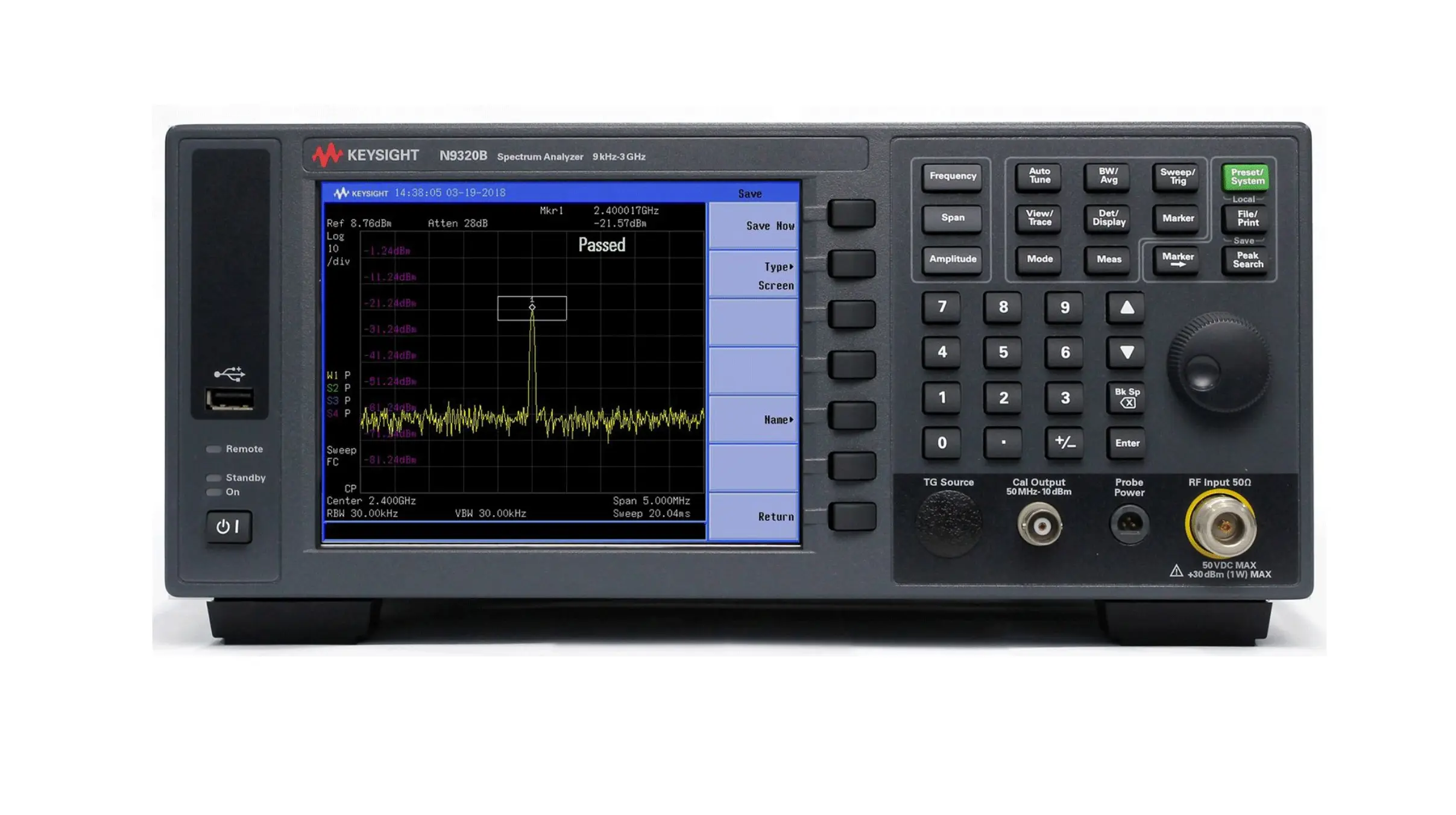 Keysight N9320B Analyseur de spectre