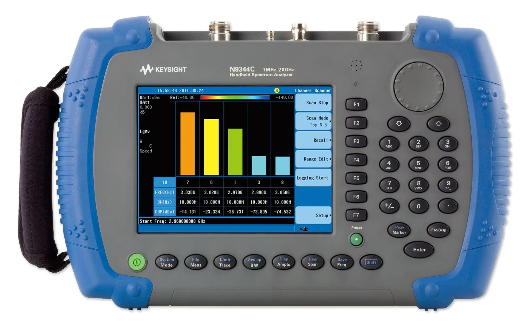 Keysight N9344C Analyseur de spectre portatif