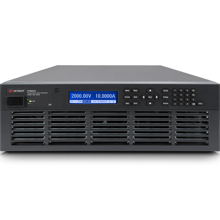 Simulateur de réseau photovoltaïque Keysight PV8922A