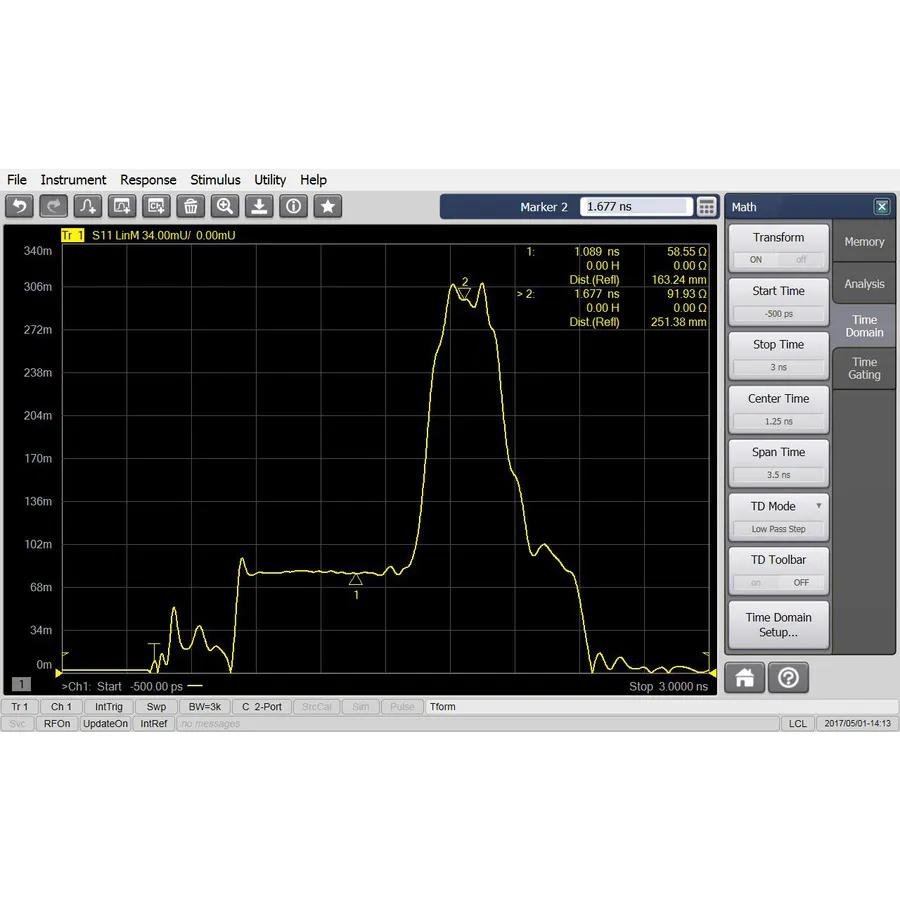 Licence d'analyse du domaine temporel Keysight S97010B
