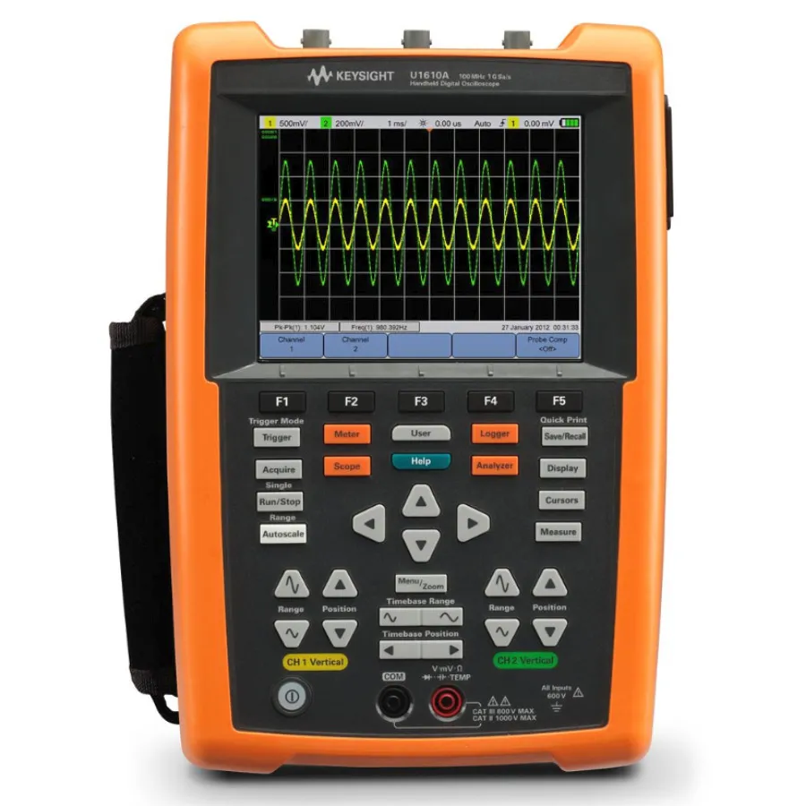 Keysight U1610A Oscilloscope portable 100 MHz 2 canaux