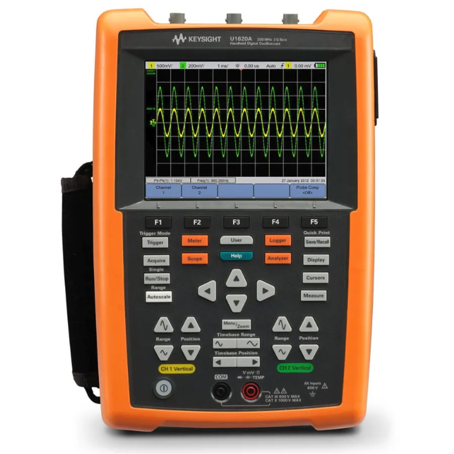 Keysight U1620A Oscilloscope portable 200 MHz 2 canaux
