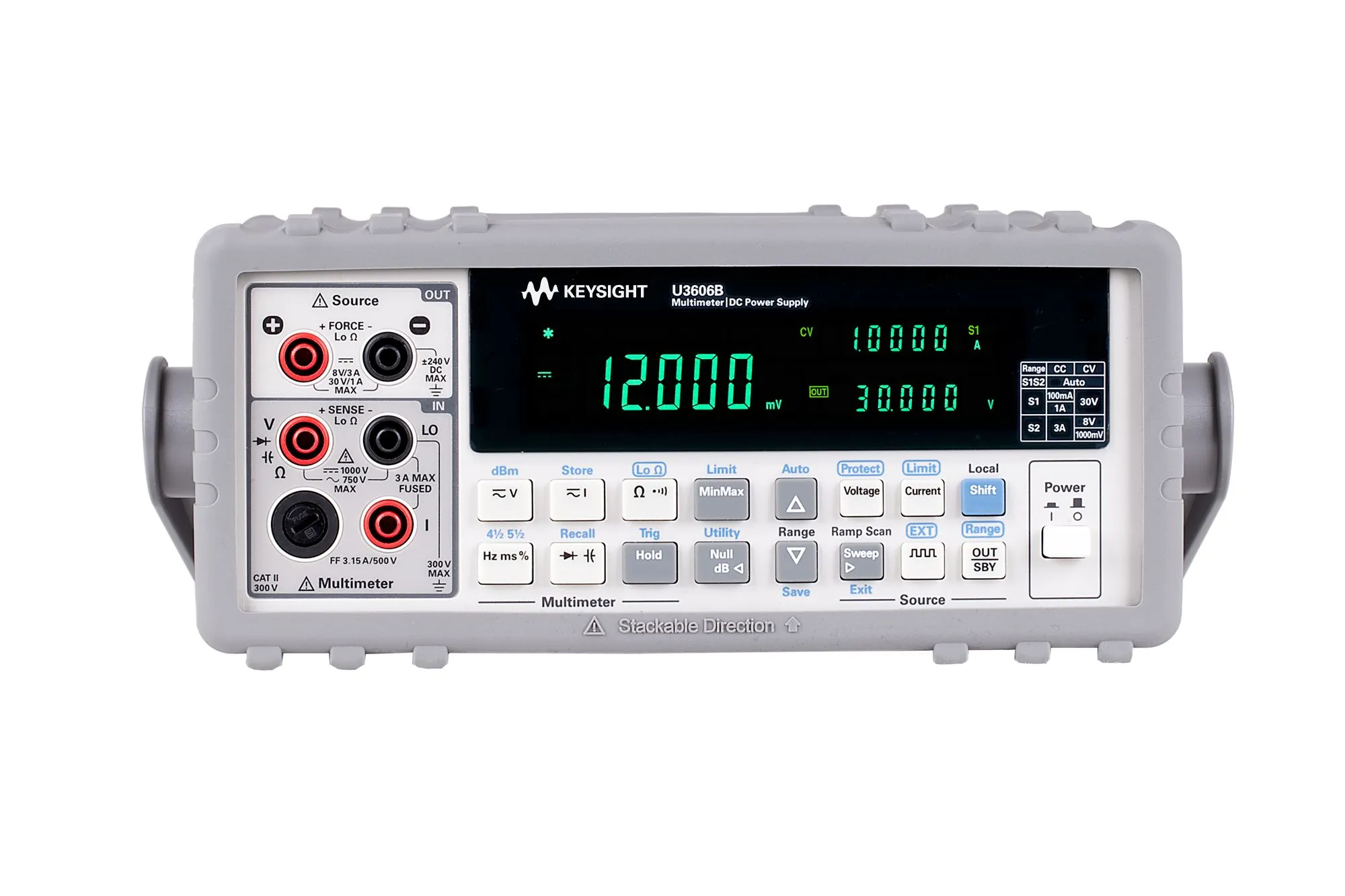 Keysight U3606B Multimètre numérique et alimentation CC
