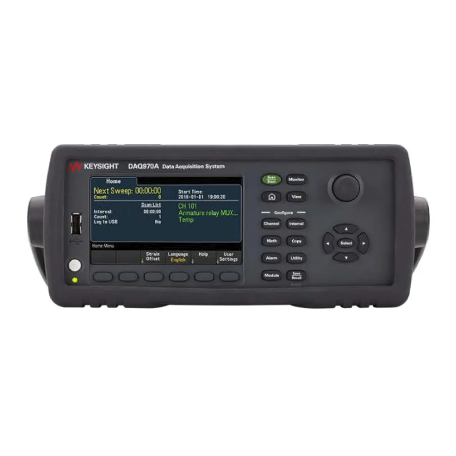 Solution de multiplexage et de contrôle Keysight U3900DAQ/001/100/101