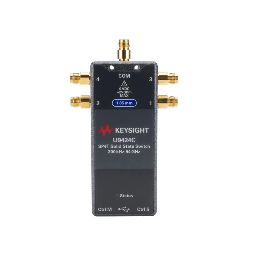 Commutateur FET à état solide Keysight U9424C/001/101, SP4T, 300 kHz-54 GHz