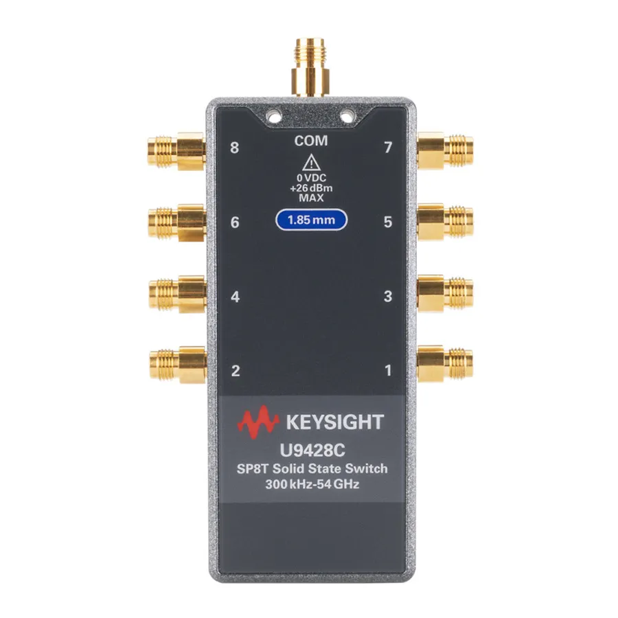 Commutateur FET à semi-conducteurs Keysight U9428C (SP8T, USB)