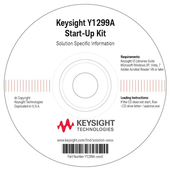 Kit de démarrage Keysight Y1299A