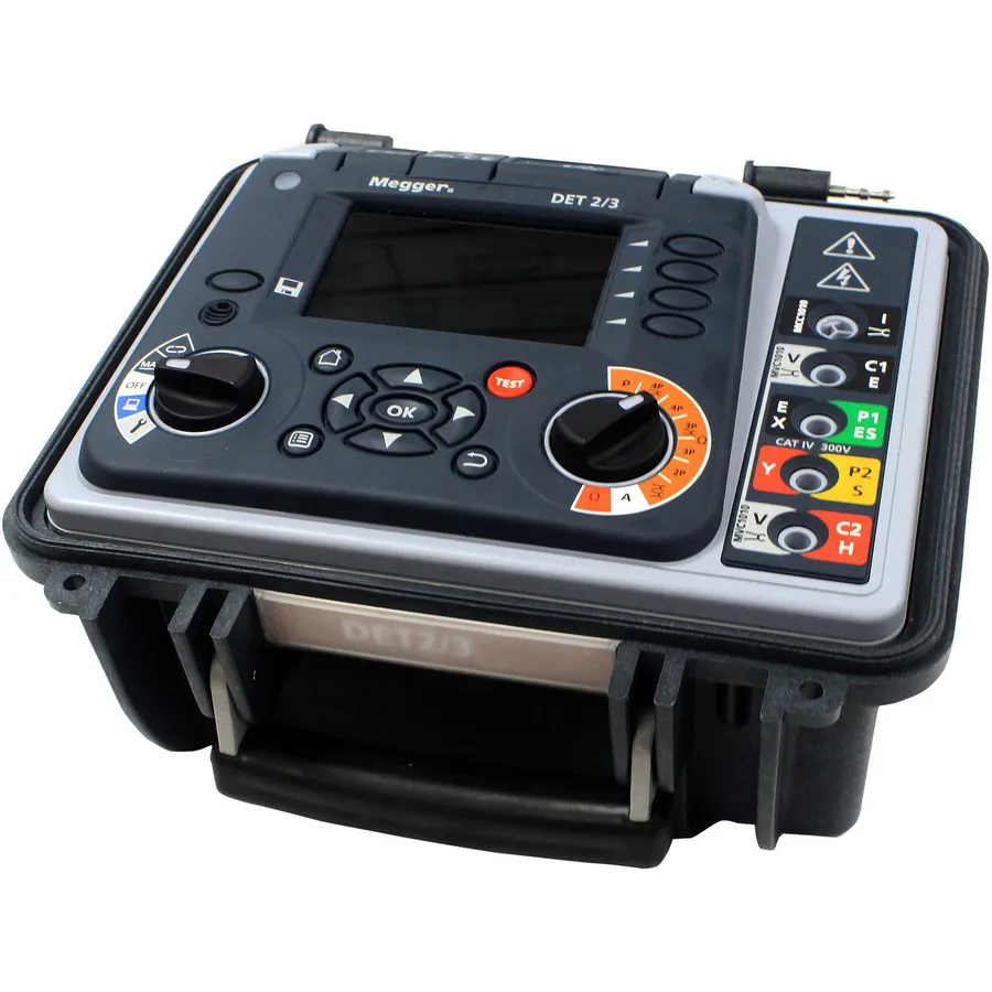 Megger DET2/3 Testeur de terre, kit 165 ft