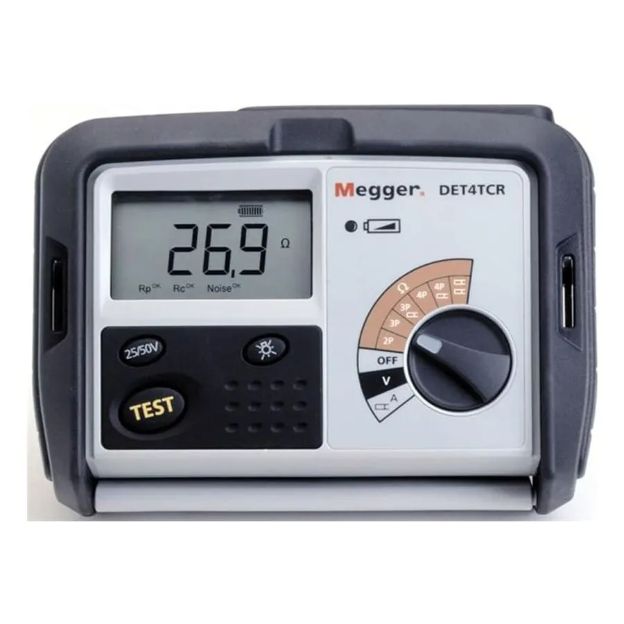 Megger DET4TC2 + ETK50C Testeur de Résistance de Terre