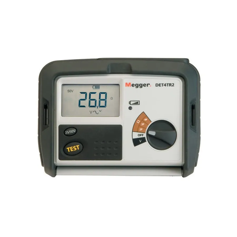 Megger DET4TR2 Testeur de Terre Numérique Rechargeable