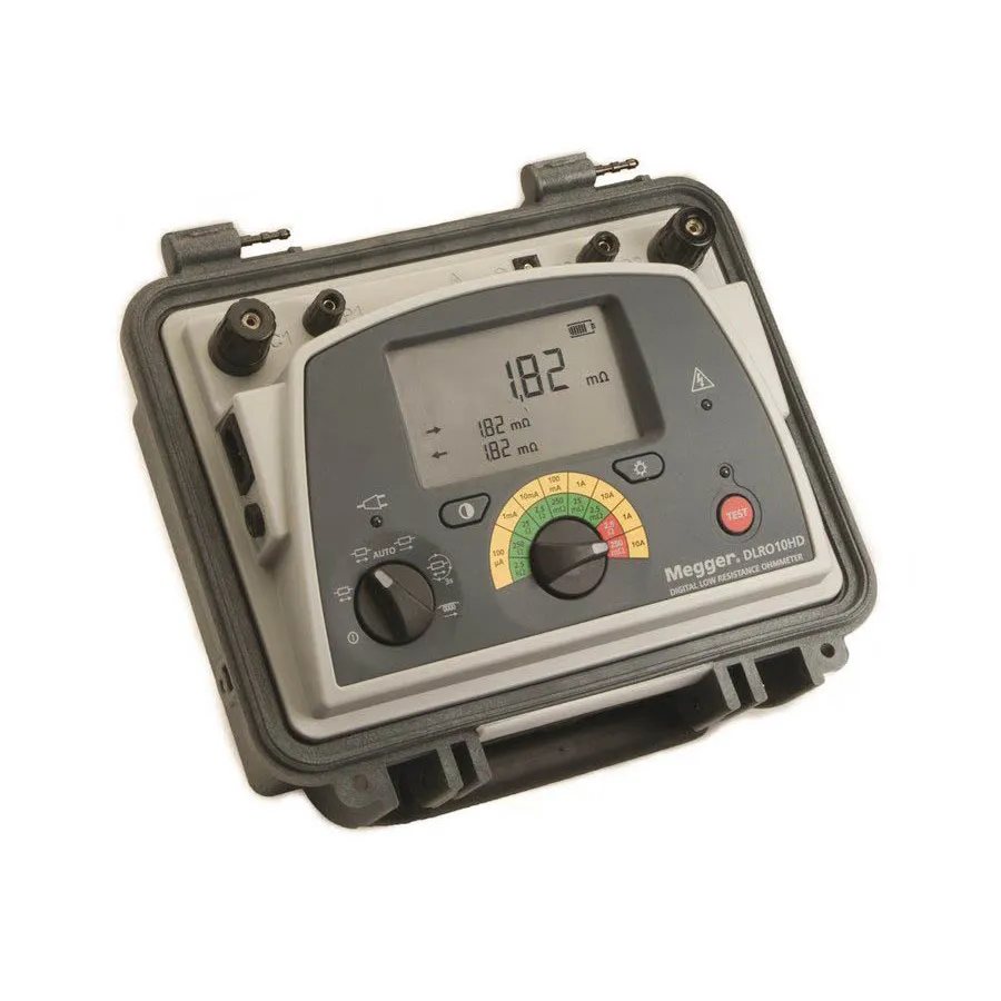 Megger DLRO10HD-NLS Ohmmètre de résistance faible