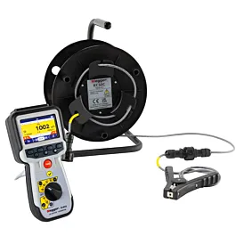 Kit Megger DLRO2-KC50C-KIT Ohmmètre de résistance faible avec bobine de sonde à pince Kelvin 50m