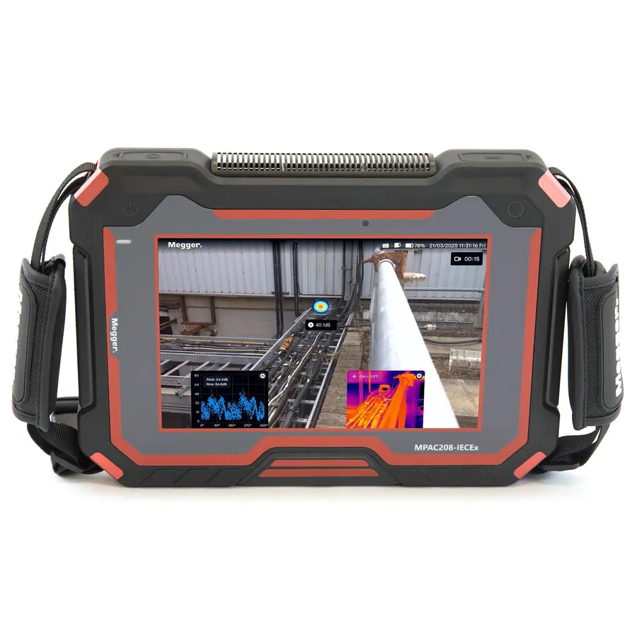 Caméra d'imagerie acoustique et vérificateur Megger MPAC208-IECEx Pro Kit