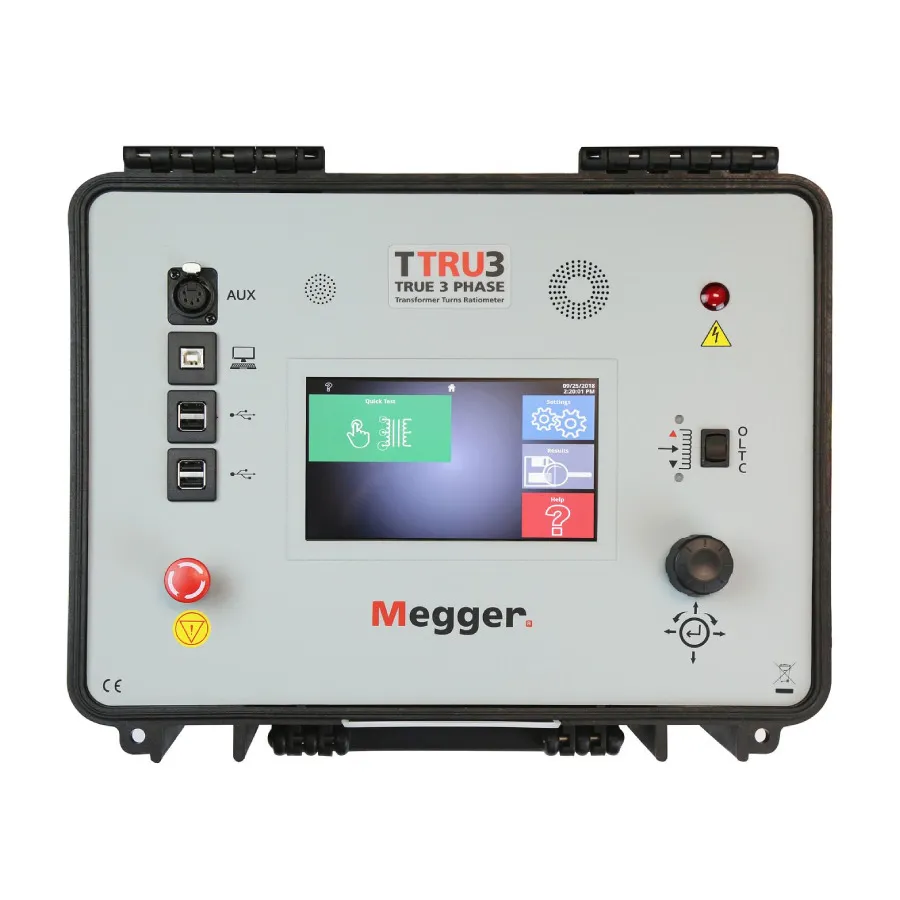 Megger TTRU3-Basic Mégohmmètre de turns pour transformateurs triphasés