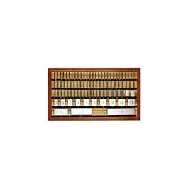 Jeu de 28 cales étalon Mitutoyo 516-420-26 AS-2, Carré, Acier