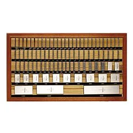 Jeu de 36 cales étalon Mitutoyo 516-423-26, Carré en pouces, Acier AS-1