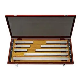 Mitutoyo 516-751-26 Jeu de jauges étalons en acier métrique, 8 pièces, Classe 00