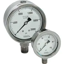 Manomètre NOSHOK 60-510-20000-PSI/BAR 6" rempli de liquide