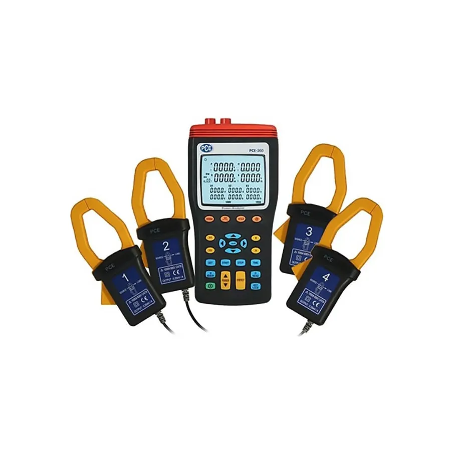 Pince wattmètre PCE Instruments PCE-360 monophasée et triphasée