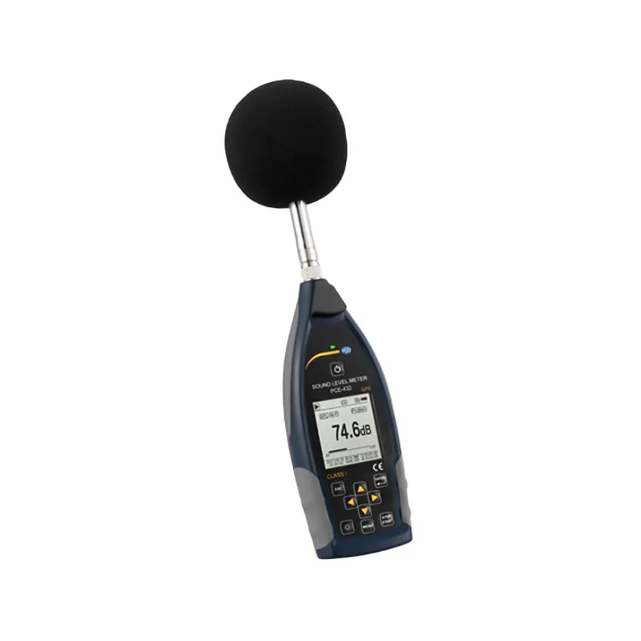 PCE Instruments PCE-432 Sonomètre avec Enregistrement de Données et GPS