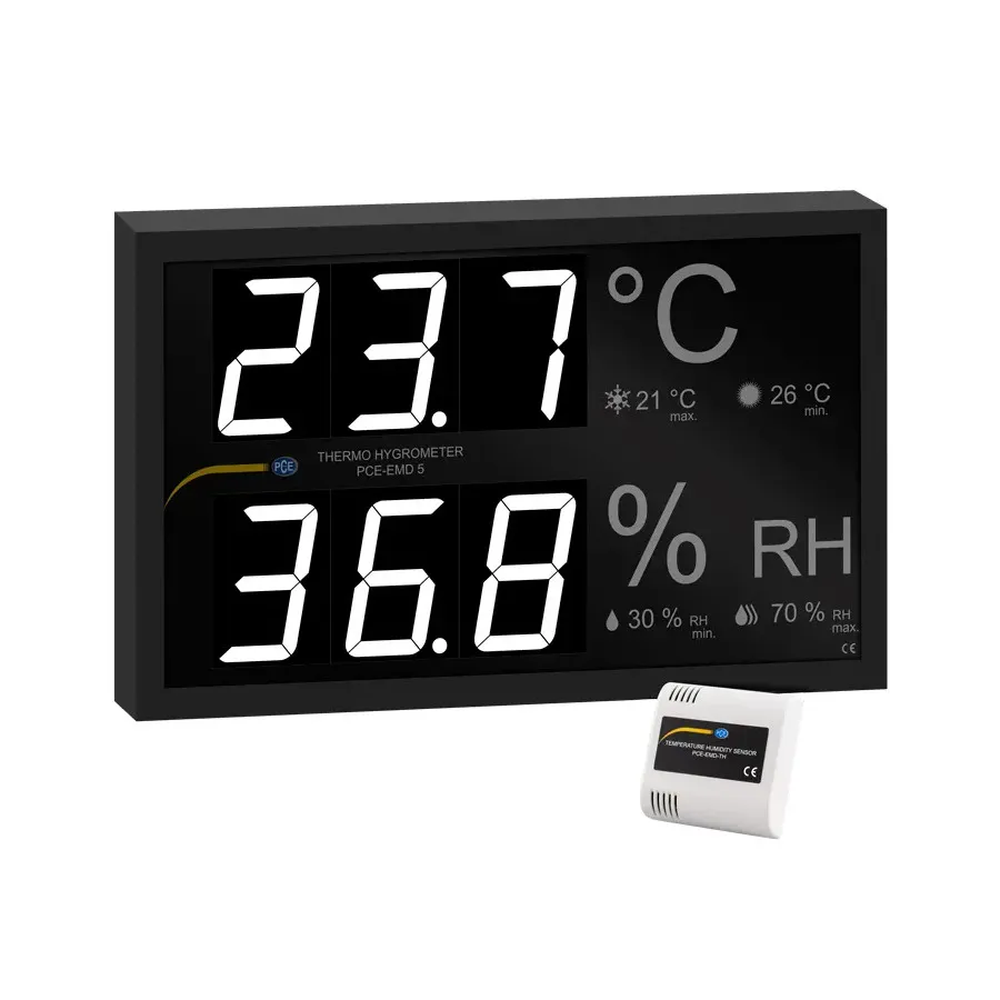 PCE Instruments PCE-EMD 5 Indicateur de Température et d'Humidité