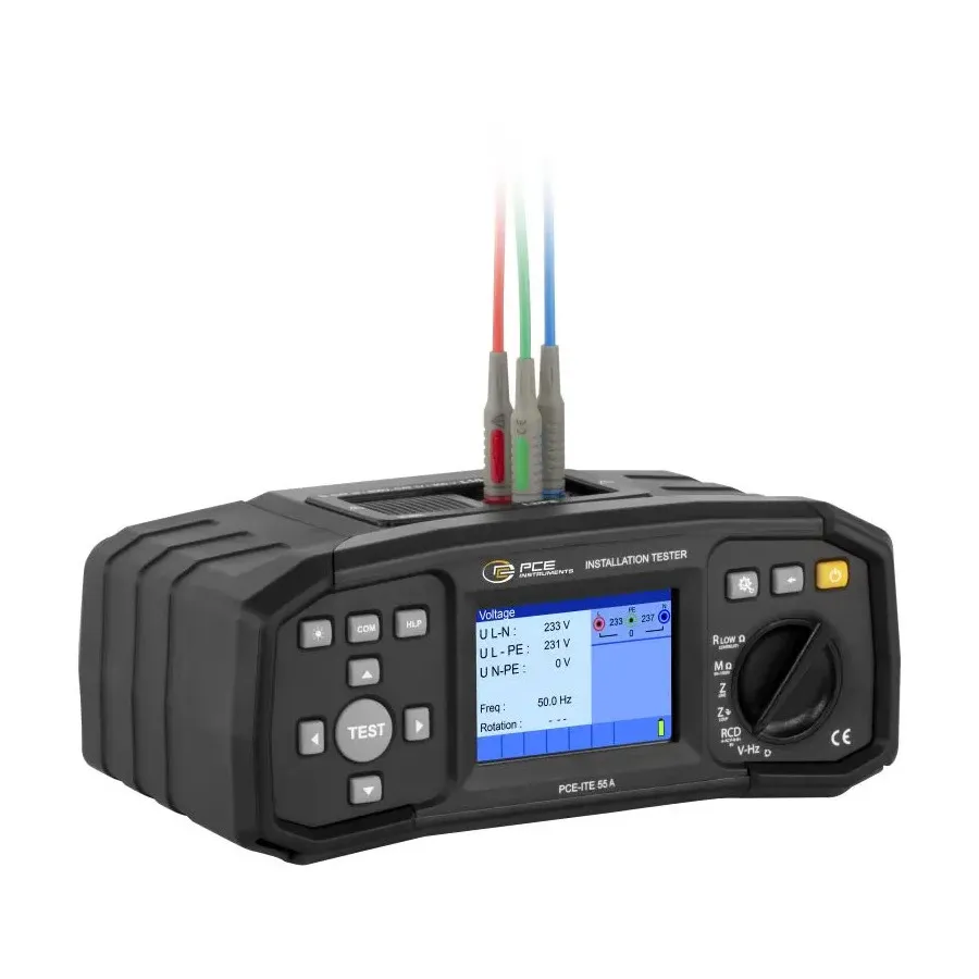 Mégohmmètre multifonction PCE Instruments PCE-ITE 55A