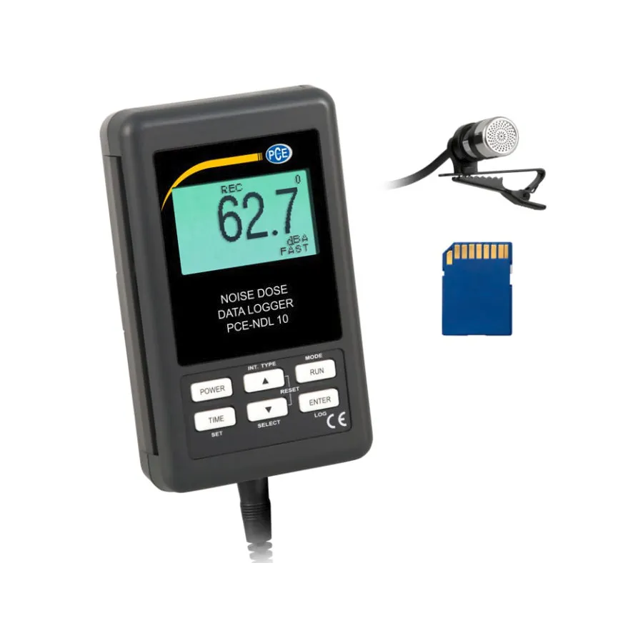 PCE Instruments PCE-NDL 10 Sonomètre avec Enregistrement de Données