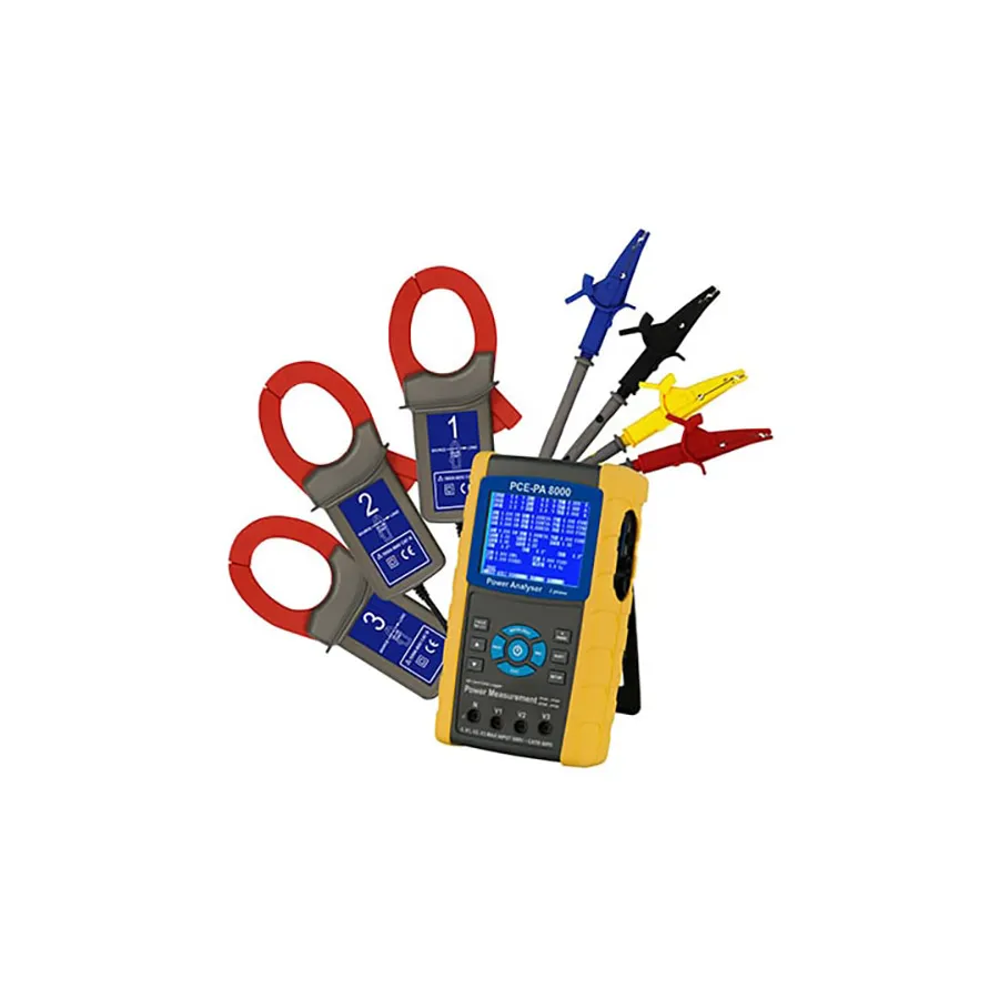 Analyseur de puissance portatif PCE Instruments PCE-PA 8000
