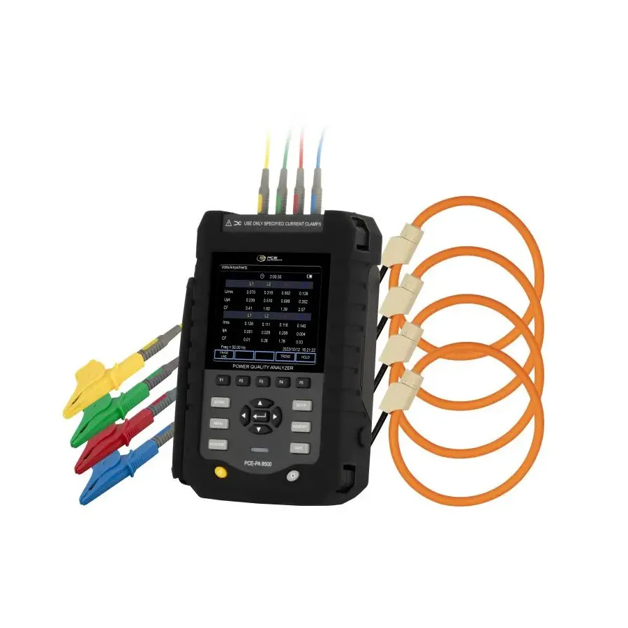 PCE Instruments PCE-PA 8500 HP Analyseur de Qualité de Puissance