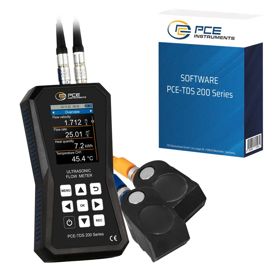 Kit débitmètre à ultrasons PCE Instruments PCE-TDS 200 M-SW-KIT