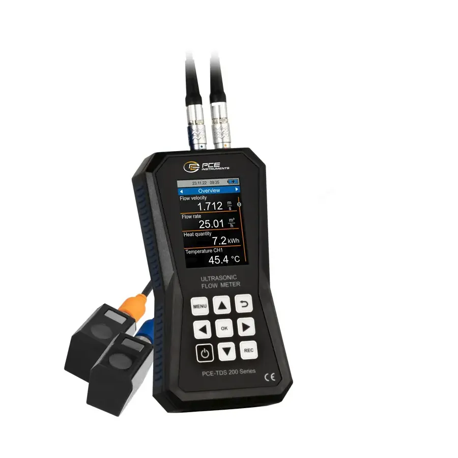 Débitmètre ultrasonique portable PCE Instruments PCE-TDS 200 S