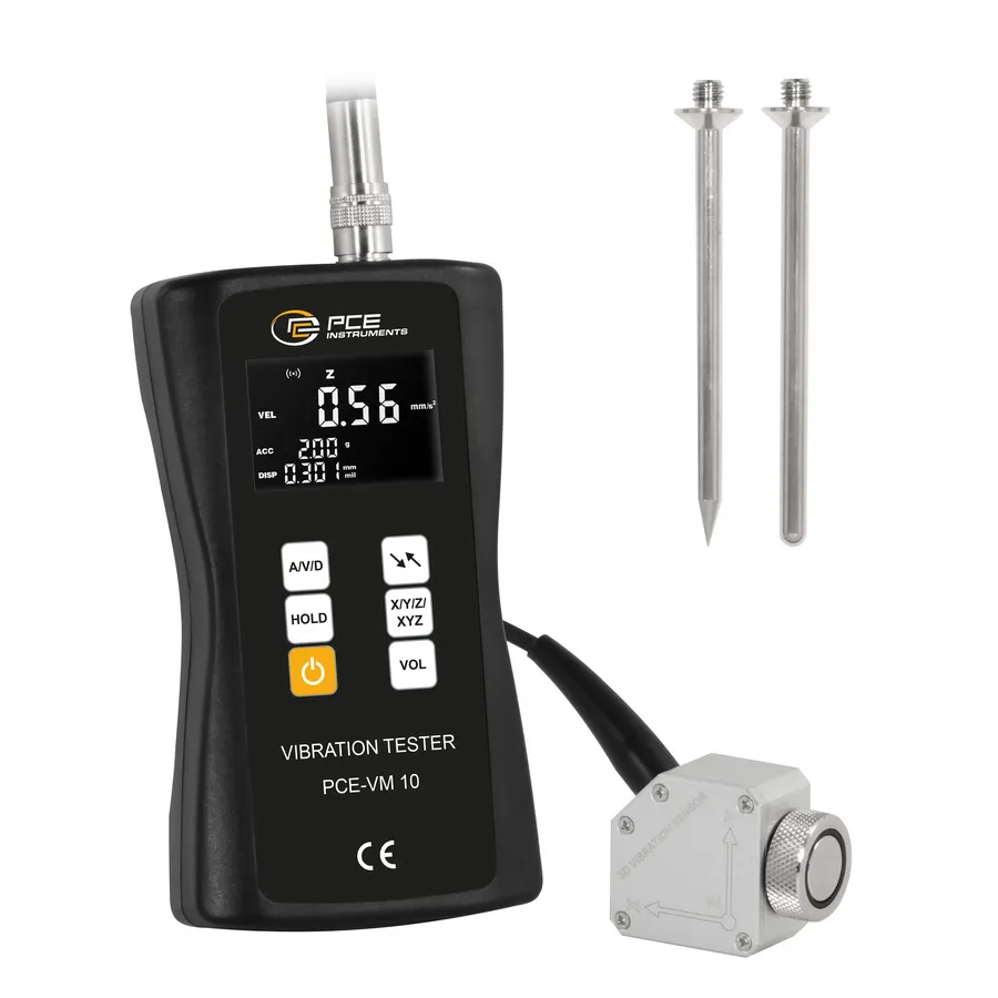 Enregistreur de vibration PCE Instruments PCE-VM 10