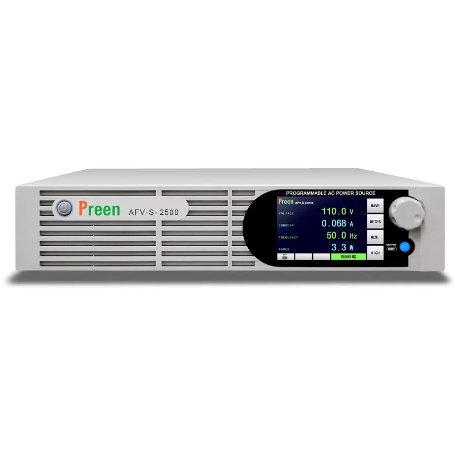 Source d'alimentation AC programmable Preen AFV-S-2500