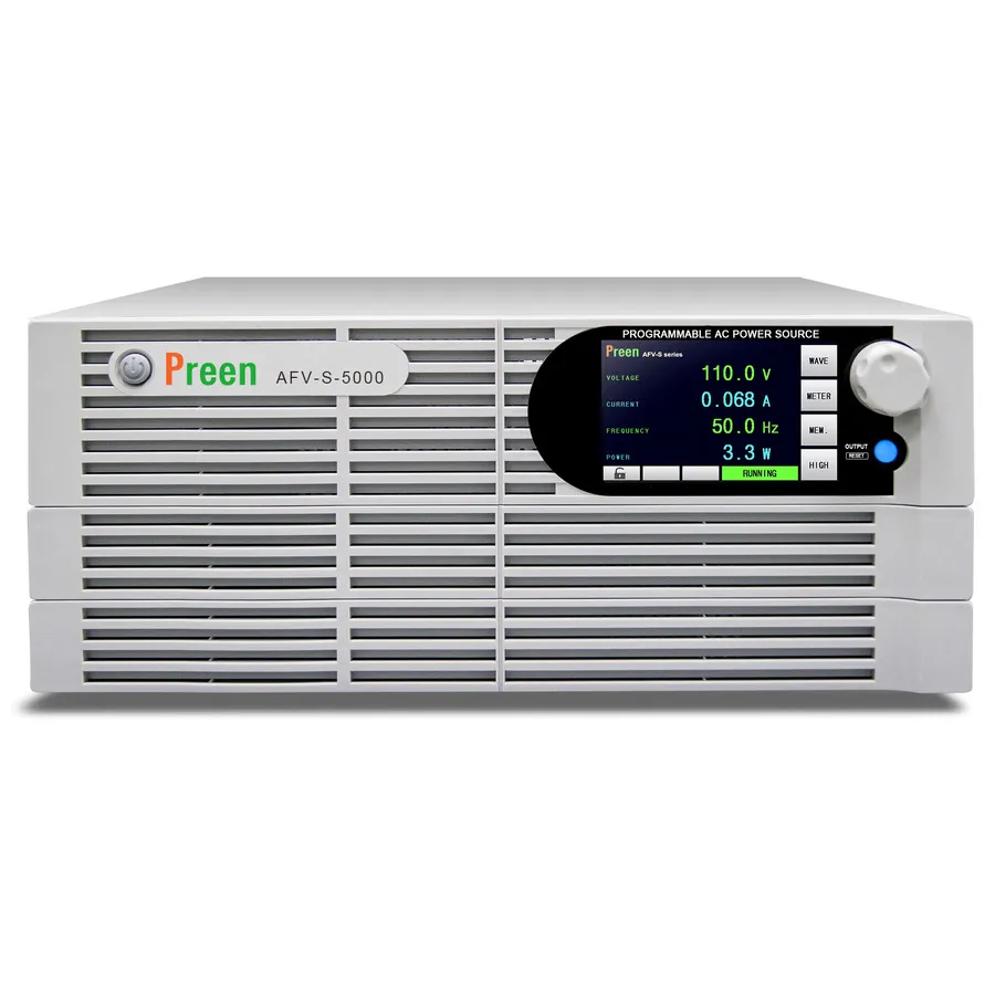 Source d'alimentation AC programmable Preen AFV-S-5000