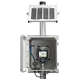 Ralston Instruments FLP1-GV-XF-EH-SP Kit d'enceinte extérieure FieldLab avec alimentation solaire et montage sur poteau