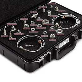 Kit de tuyau de test rapide et adaptateurs Ralston Instruments QTHA-KIT4-SS