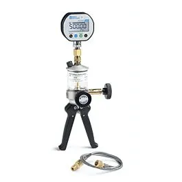 Pompe hydraulique manuelle Ralston Instruments QTHP-1KPSIG-D avec manomètre