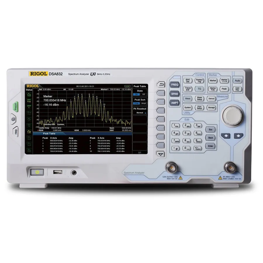 Analyseur de Spectre RF RIGOL DSA832E-TG