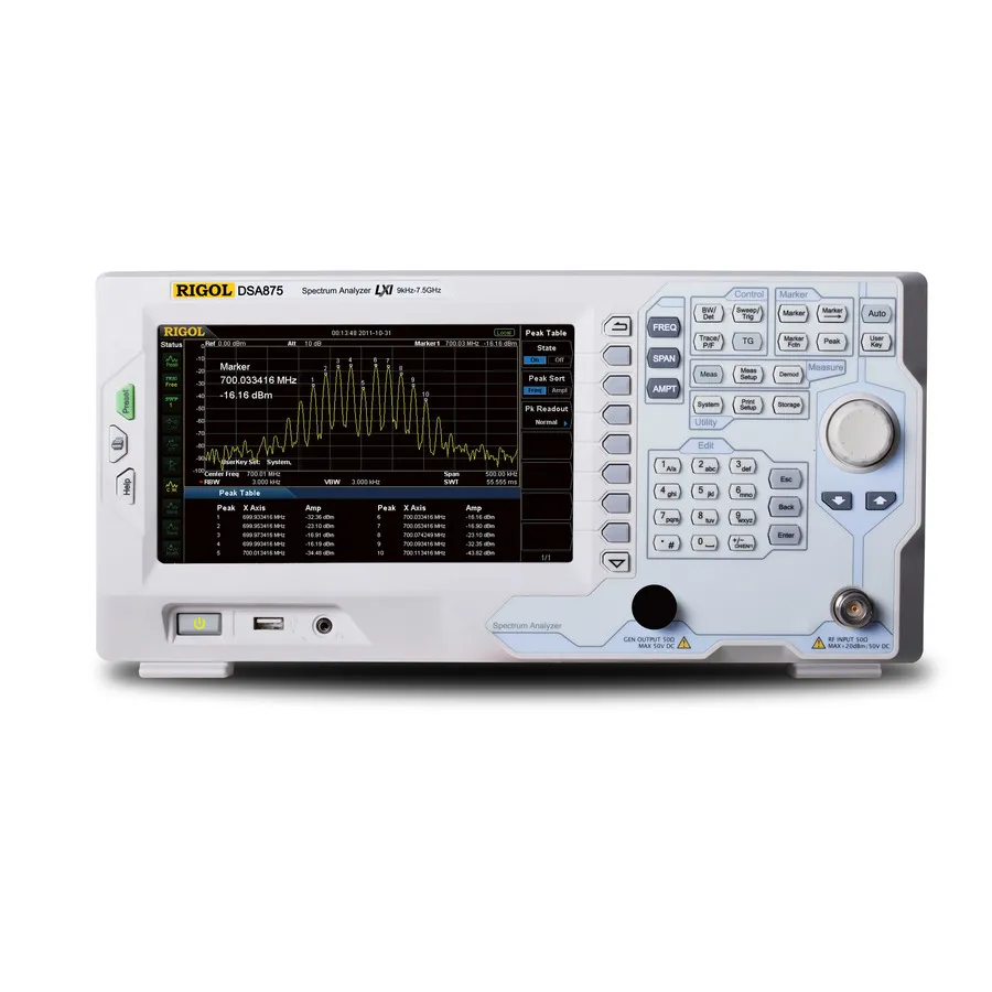 Analyseur RF RIGOL DSA875