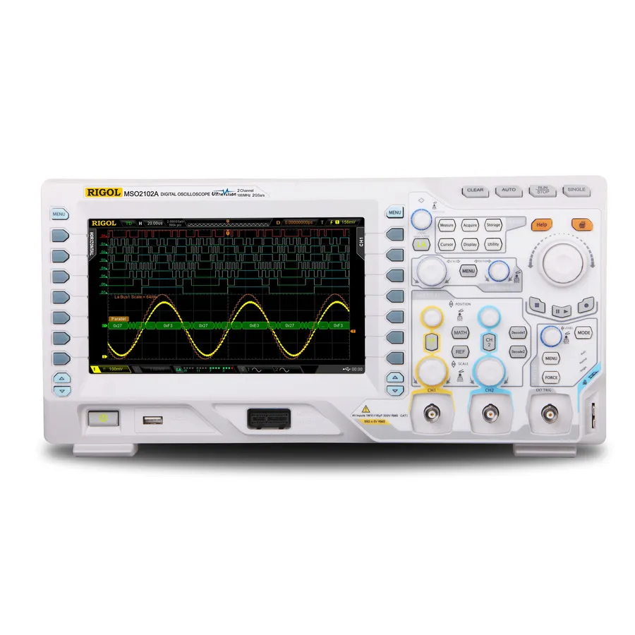 Oscilloscope à signaux mixtes RIGOL MSO2102A-S