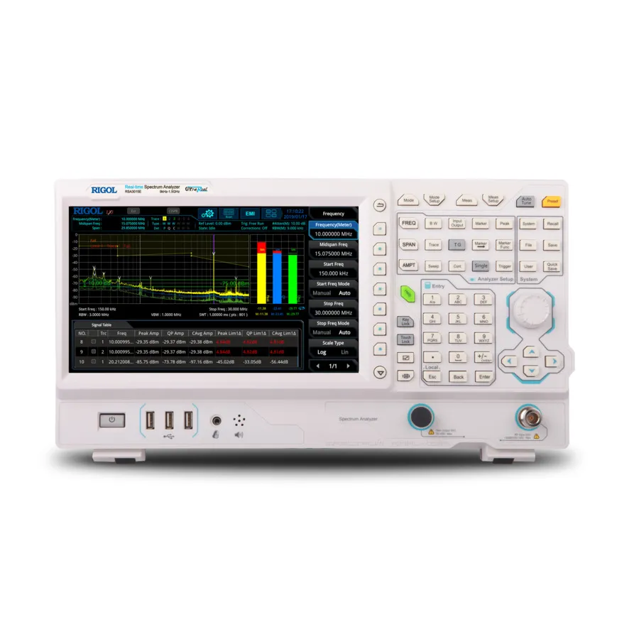 Analyseur de spectre en temps réel RIGOL RSA3015E