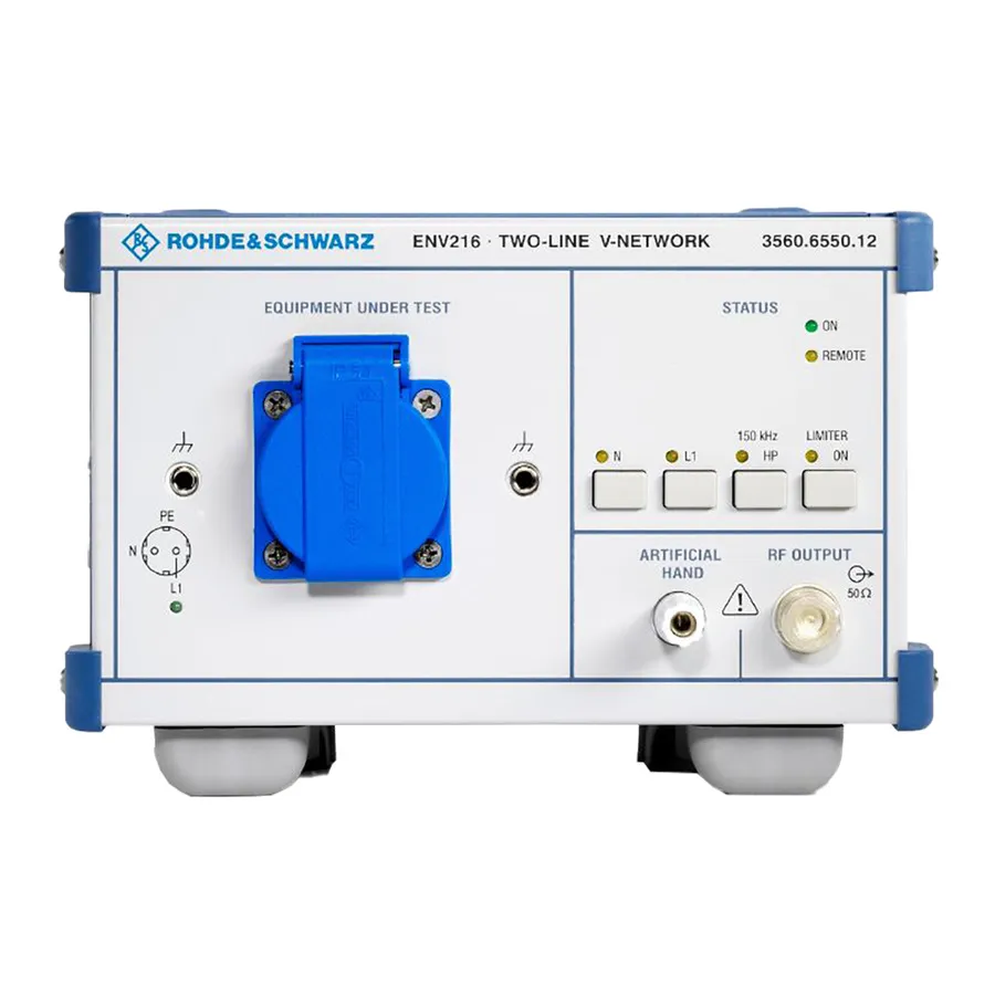 Rohde & Schwarz ENV216 Réseau de Stabilisation d'Impédance