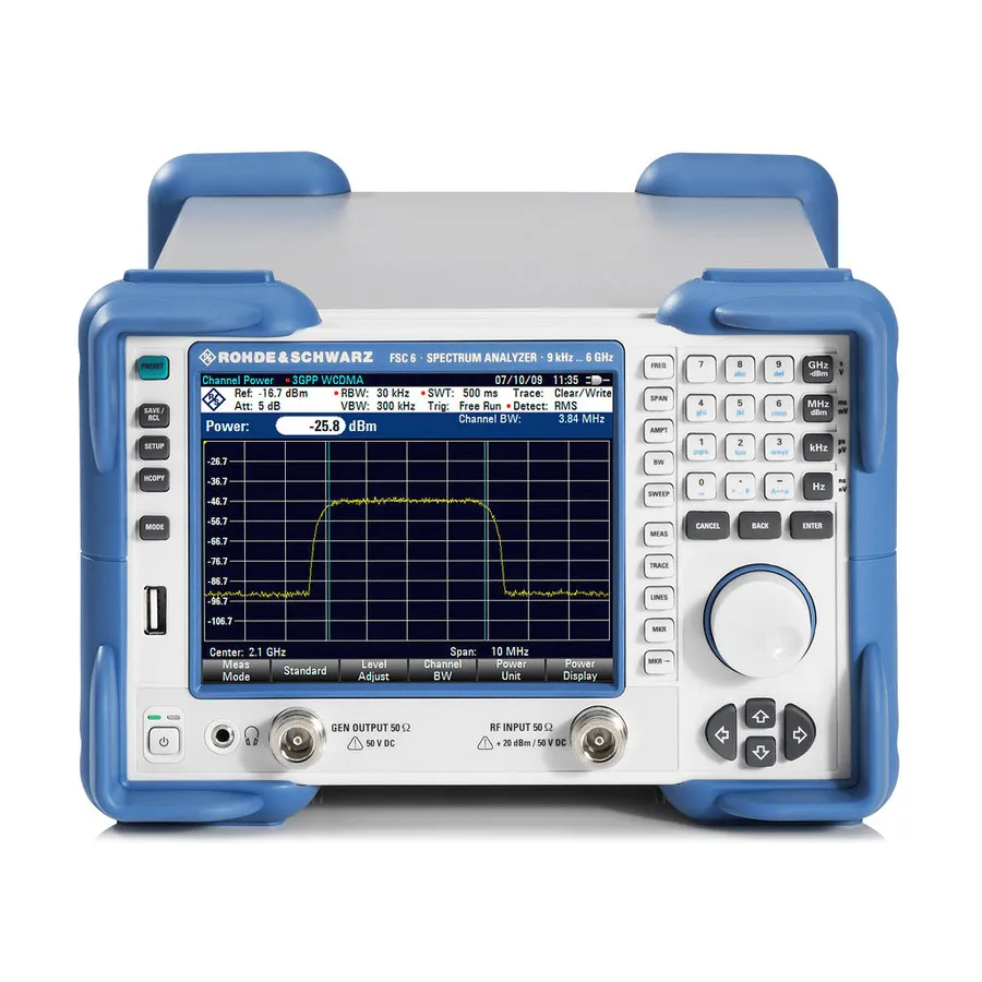 Analyseur de spectre Rohde & Schwarz FSC6 avec générateur de suivi
