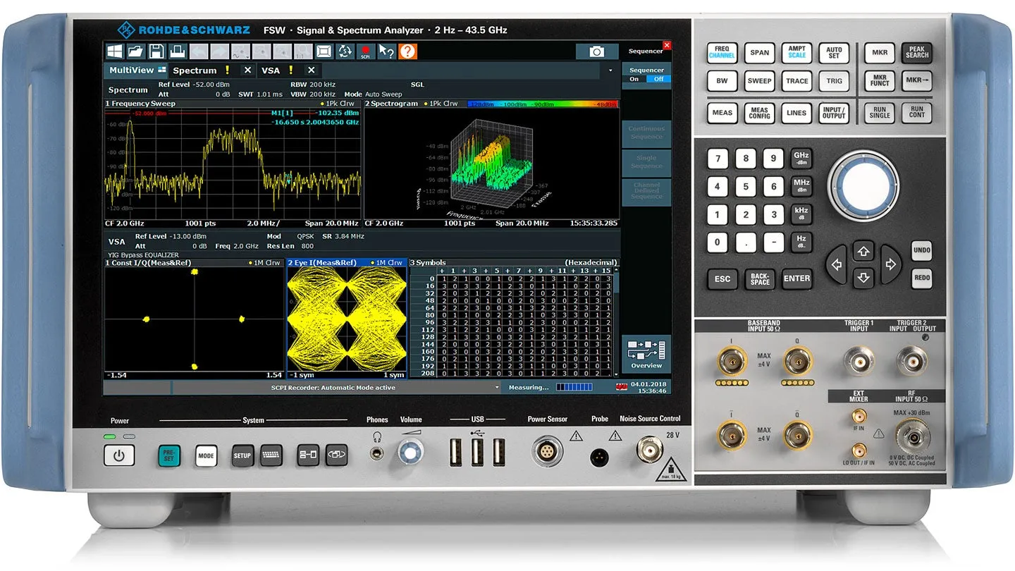 Analyseur de signaux et de spectres Rohde & Schwarz FSW8