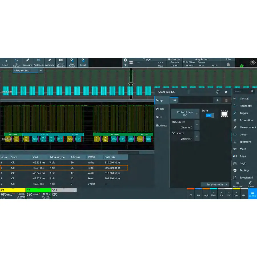 Rohde & Schwarz MXO3-PK1 bundle logiciel d'applications