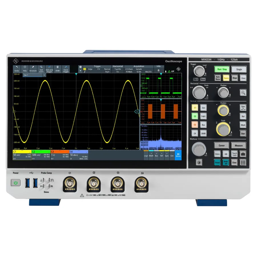 Oscilloscope à signaux mixtes Rohde & Schwarz MXO34-1PK