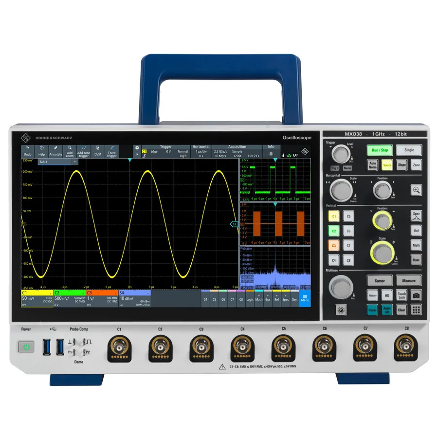 Oscilloscope signal mixte Rohde & Schwarz MXO38-10PK